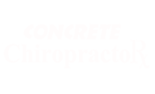 concrete chiropractor logo