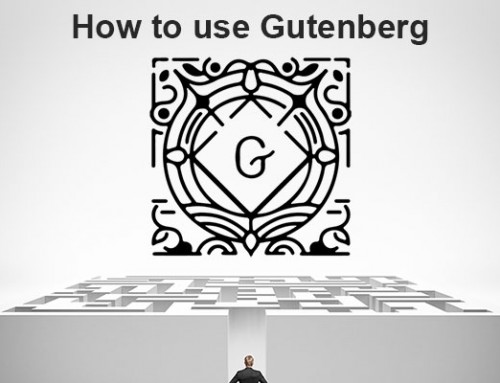 How to use Gutenberg, the new WordPress editor.
